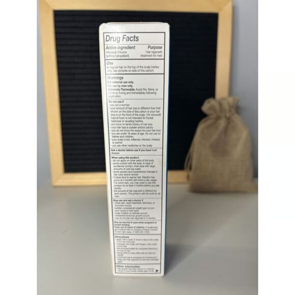 BosleyMD Minoxidil Topical Foam 5% For Men 2.11oz - Picture 2 of 4